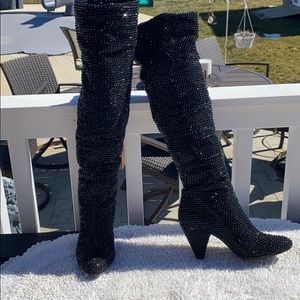Gemstone knee high boots. These are quality boots